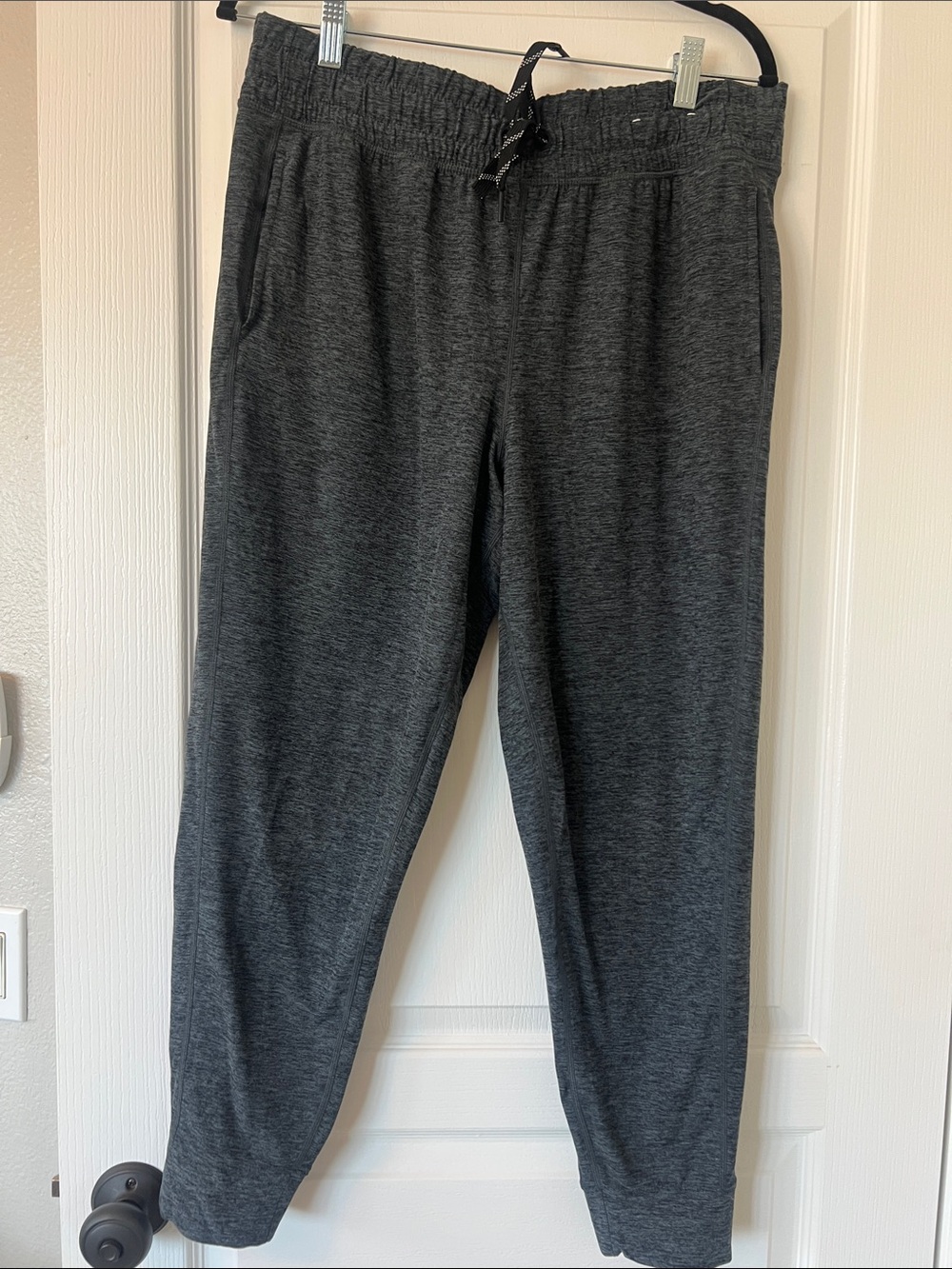 Like New Women's Charcoal Drawstring Lounge Pants - Casual Comfort